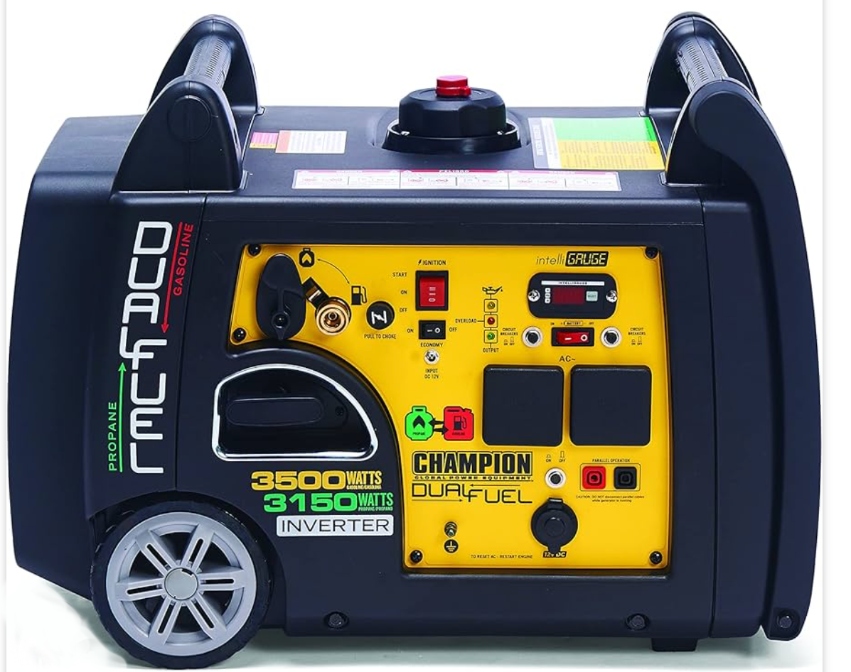 WHAT? An Inverter Generator that runs on gas AND PROPANE!